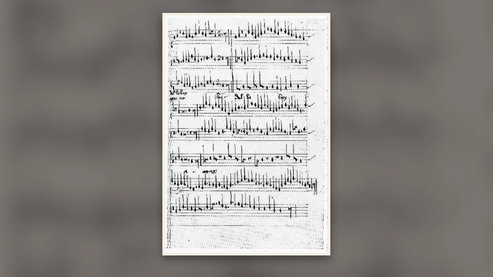 Page du manuscrit musical de Pepys, au début du XVIe siècle