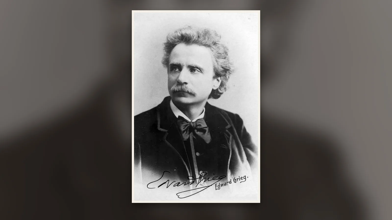 Portrait de Edvard Grieg
