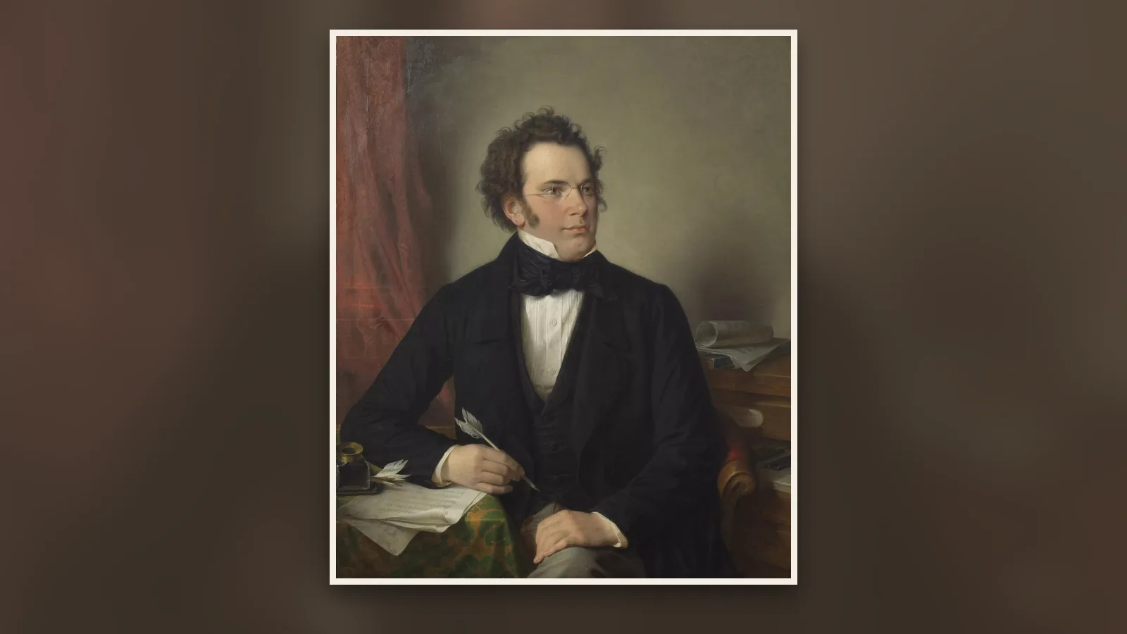 Portrait de Franz Schubert par Wilhelm August Rieder