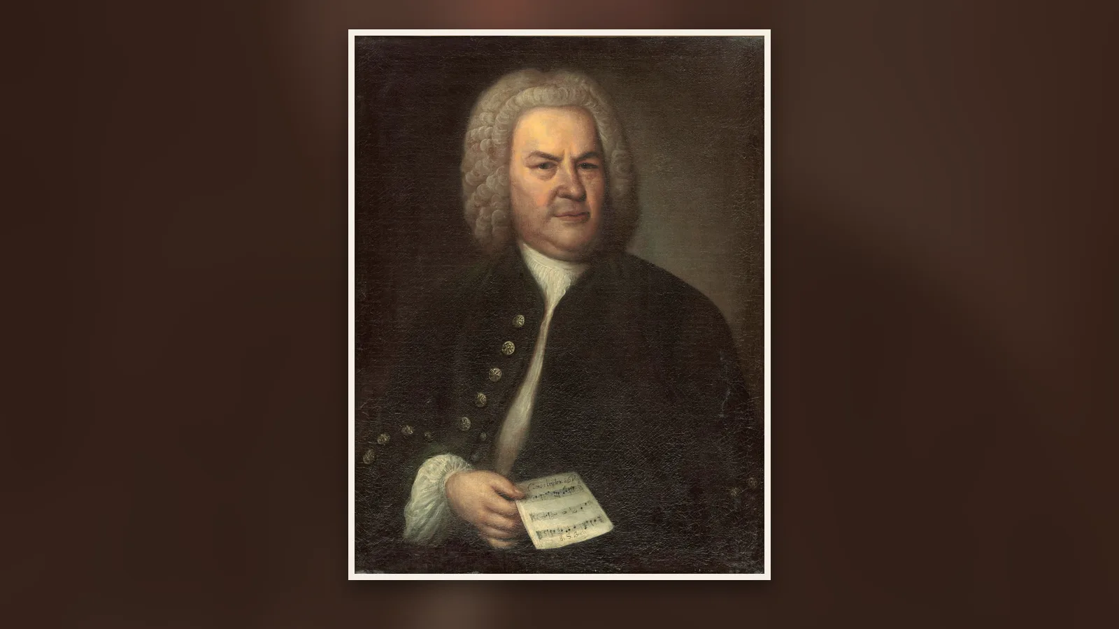 Portrait de Jean-Sébastien Bach par Elias Gottlob Haussmann