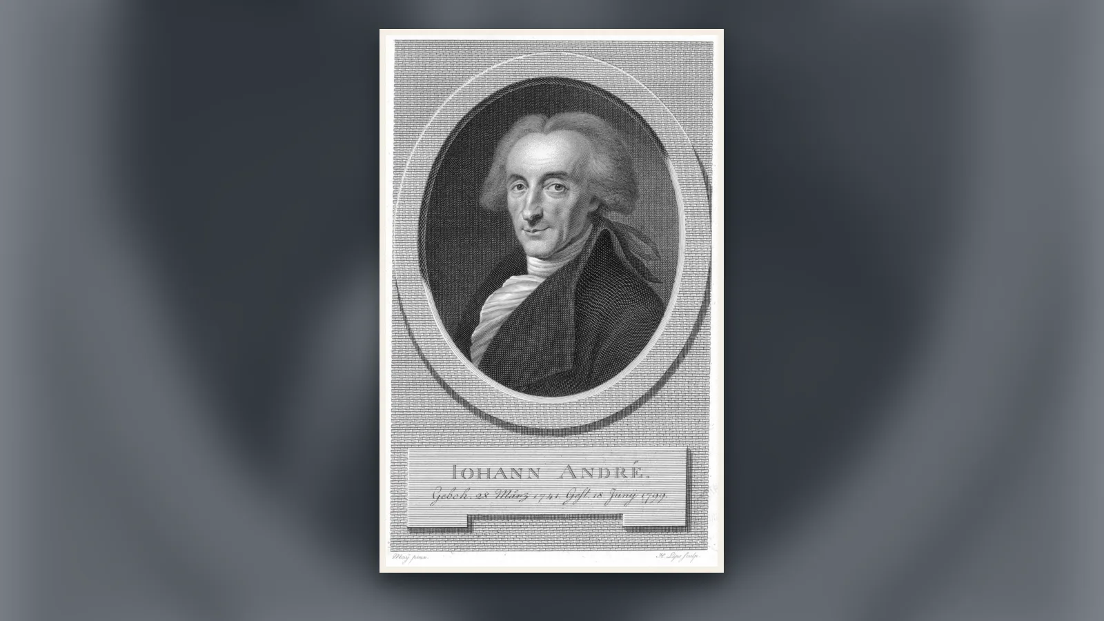 Portrait de Johann André