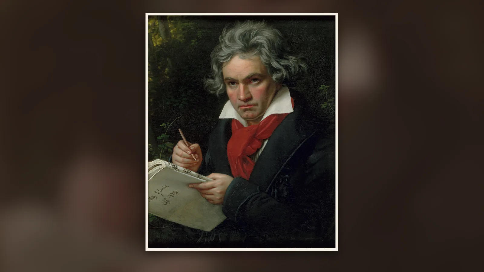 Portrait de Ludwig van Beethoven par Joseph Karl Stieler