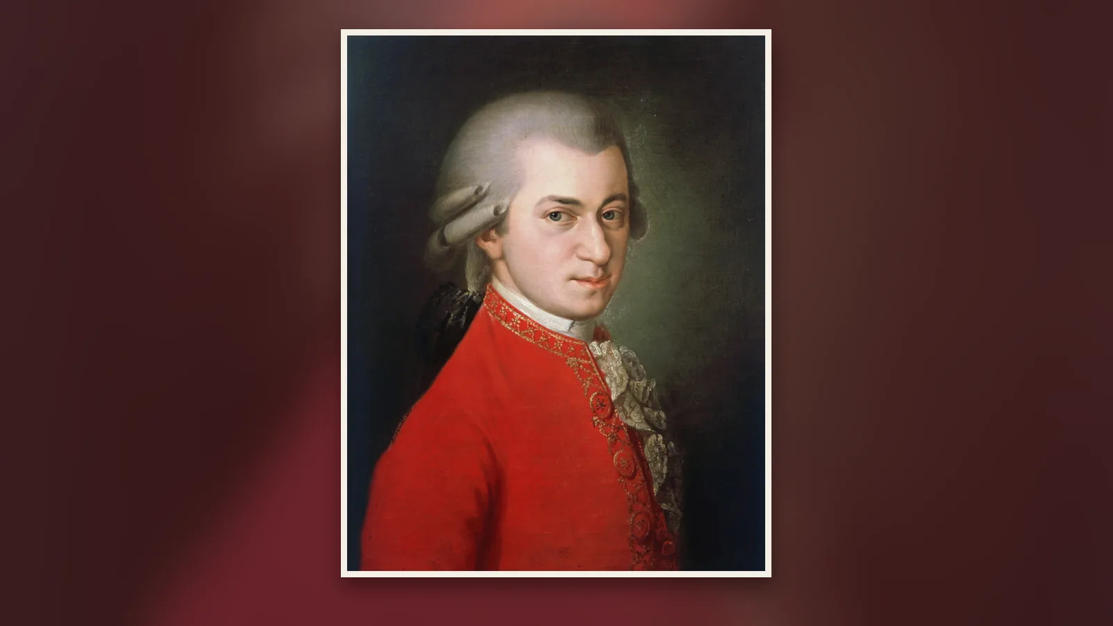 Portrait de Wolfgang Amadeus Mozart par Barbara Krafft