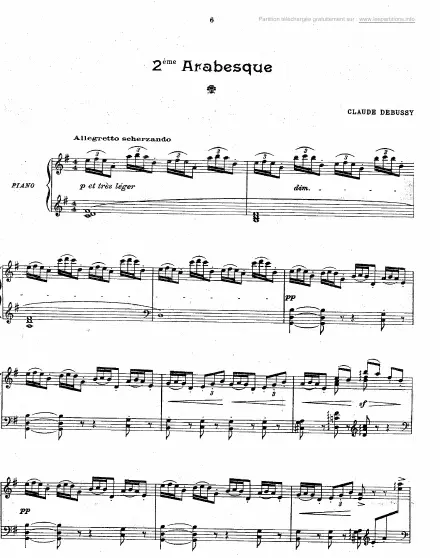 First page of Arabesque n°2