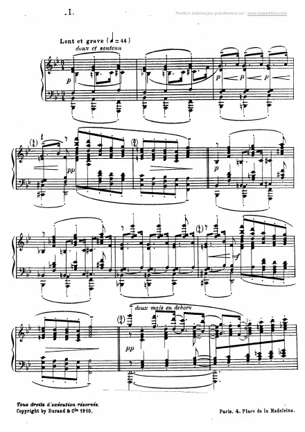 First page of Preludes Book 1
