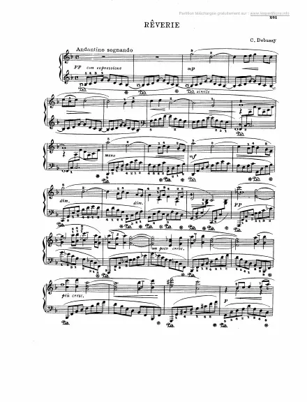 First page of Reverie